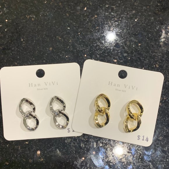 CHAIN EARRINGS - Picture 1 of 2